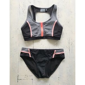 Athletes sport swimsuit